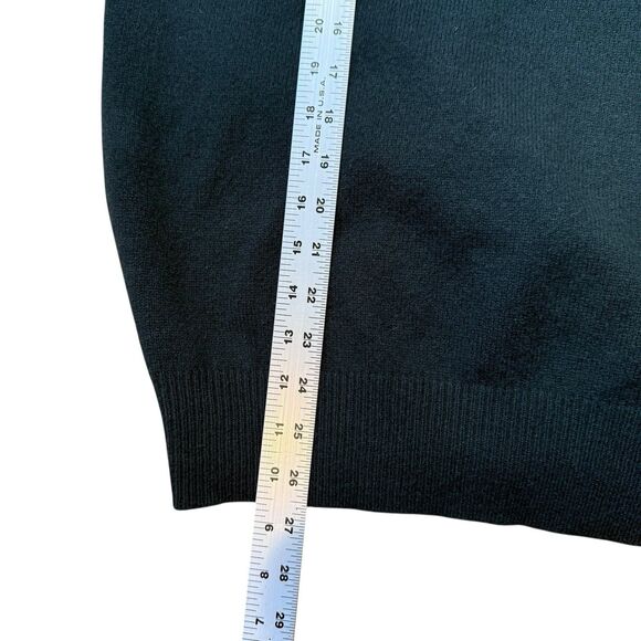 LOT OF 2 Vtg Polo Ralph Lauren 100% Lambswool Sweater Sz Large Green & Black 90s - Picture 11 of 13